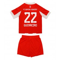 Bayern Munich Raphael Guerreiro #22 Domáci Detský futbalový dres 2025-26 Krátky Rukáv (+ trenírky)